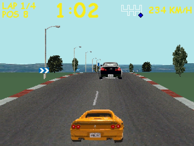 Racer atari screenshot